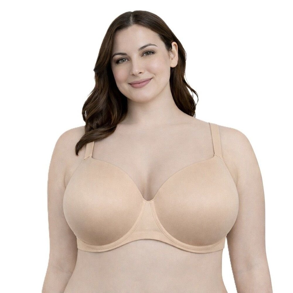 Lane Bryant Cacique Womens Bra 40F Lightly Lined Full Coverage U/W Cafe Mocha